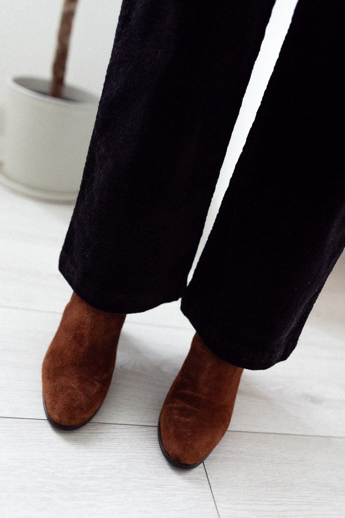 Pantalon Owen velours noir