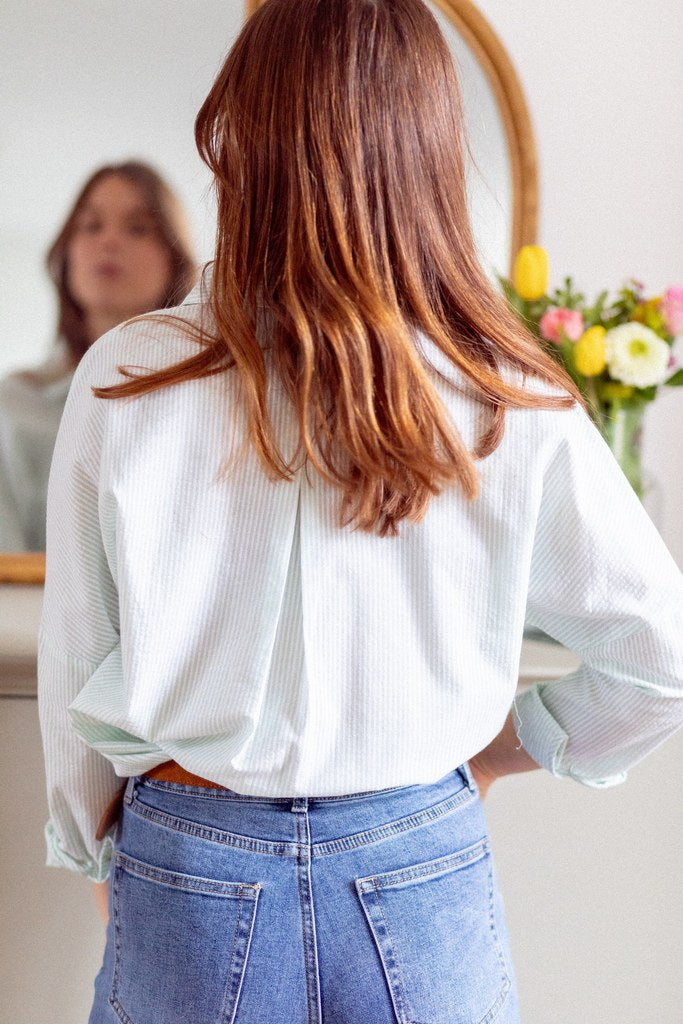 Chemise Elsa verte