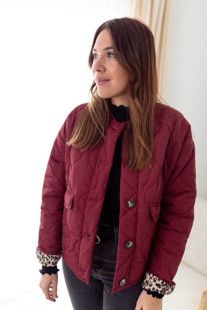 Veste Zoé bordeaux