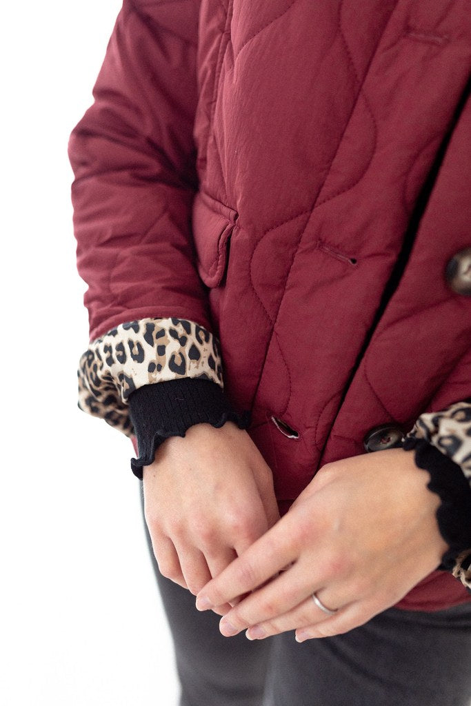 Veste Zoé bordeaux