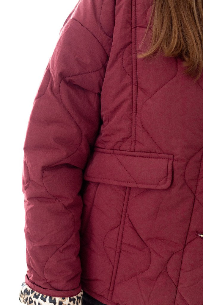 Veste Zoé bordeaux