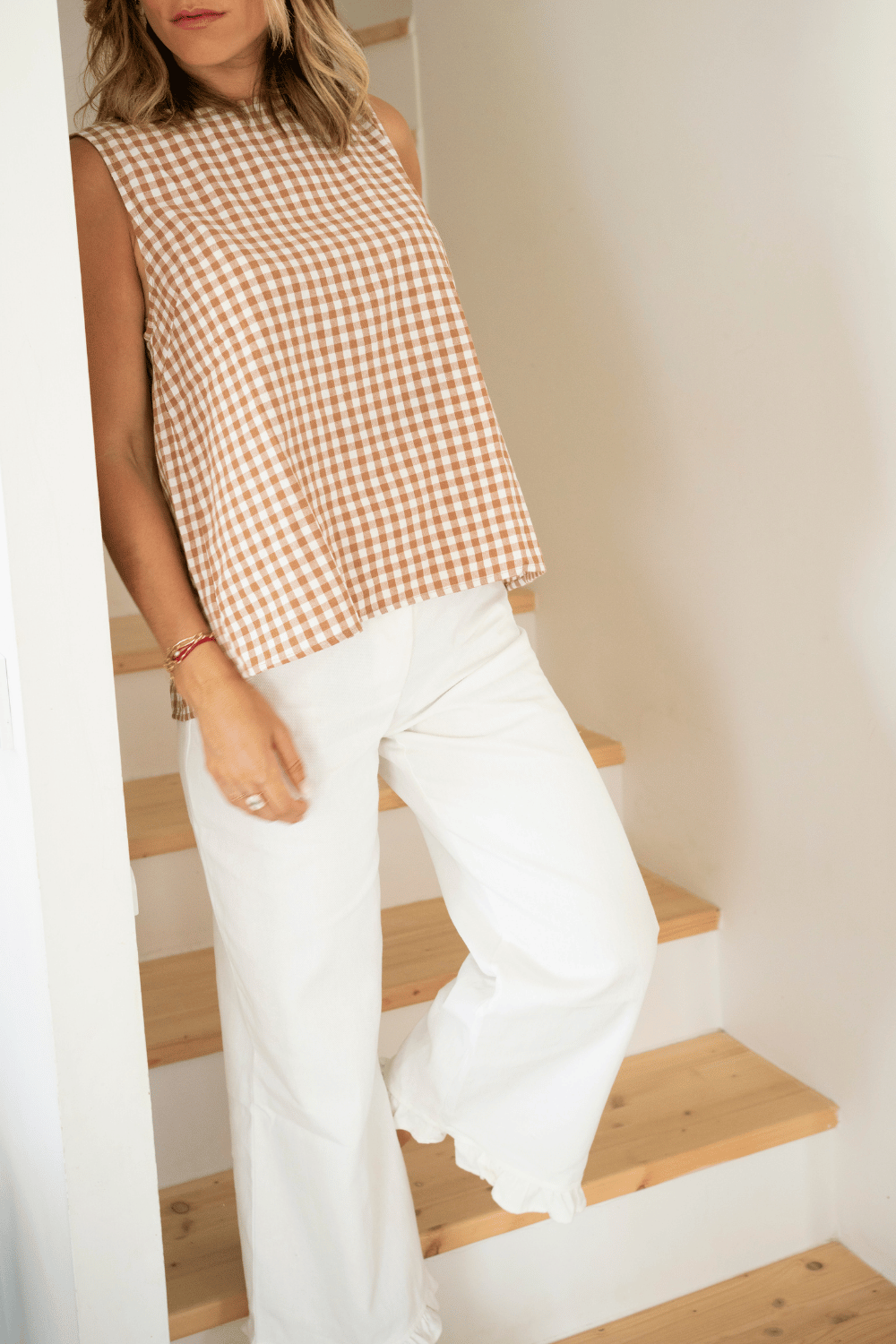 Top Mattia camel