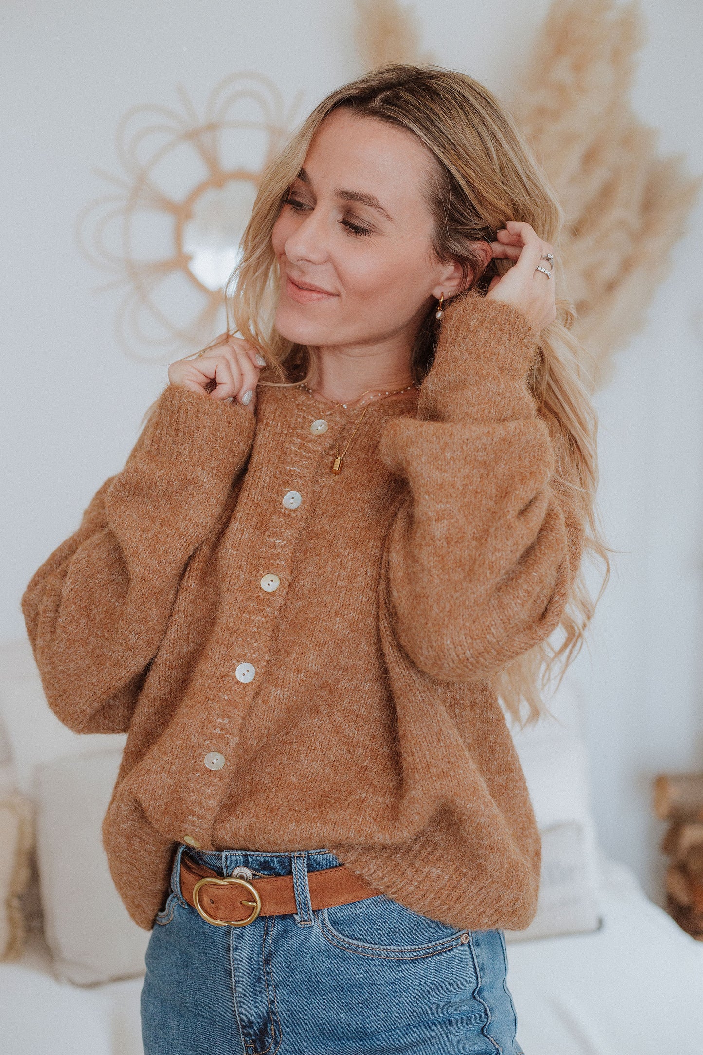Gilet Léandre camel