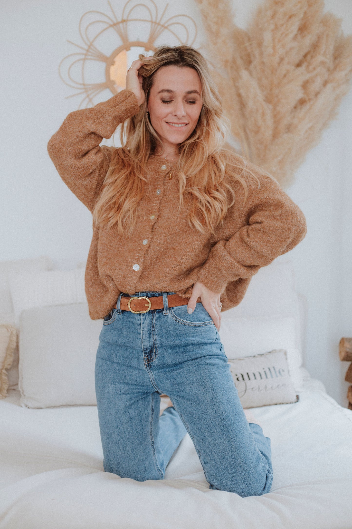 Ceinture Alba camel