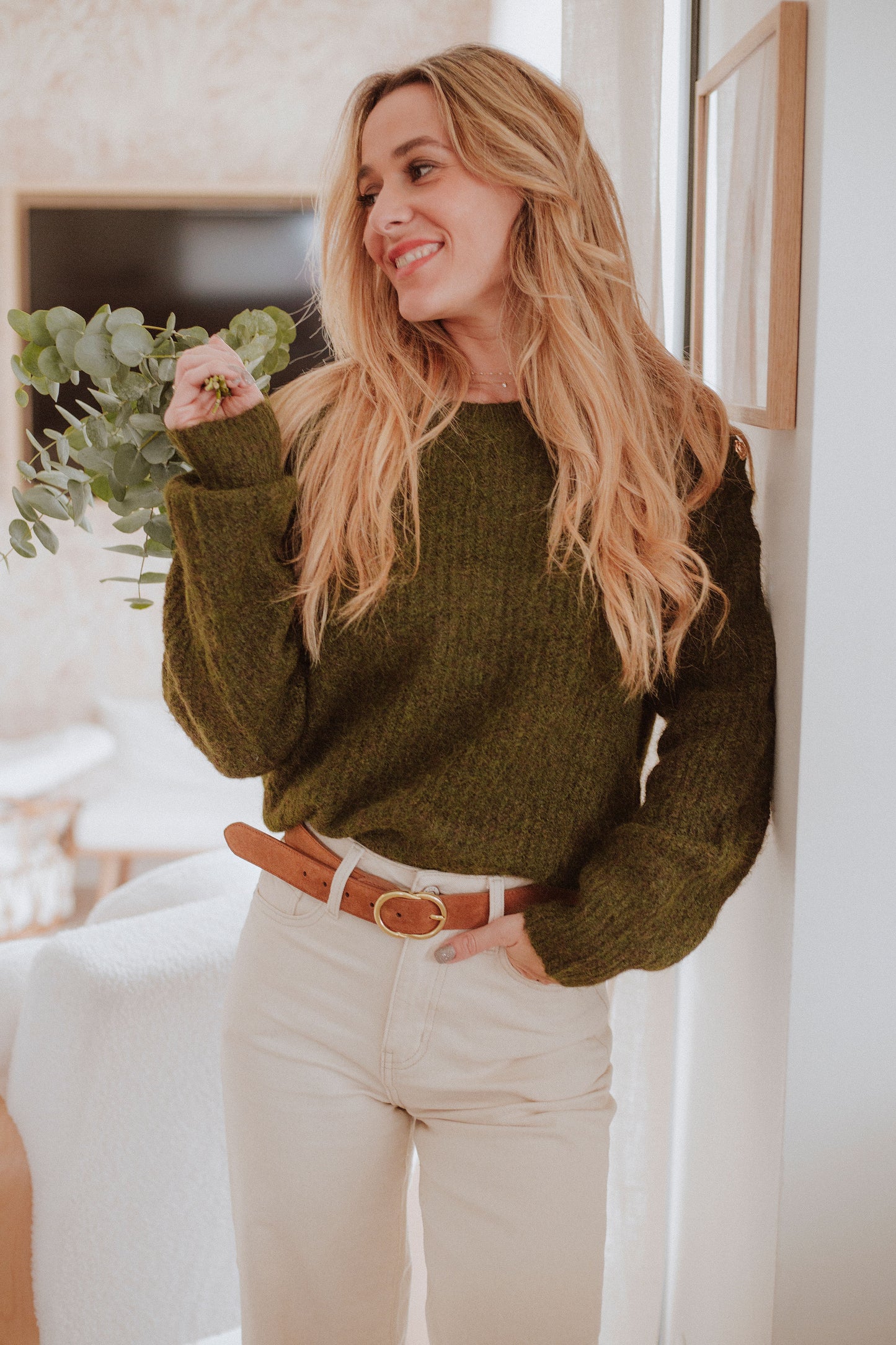 Ceinture Alba camel