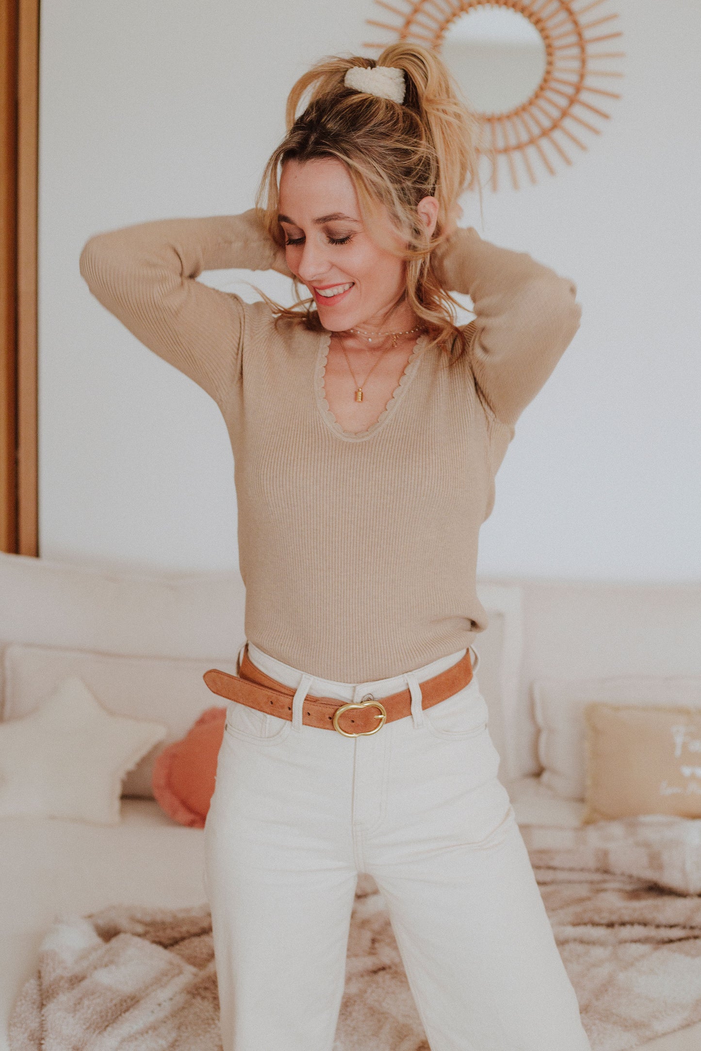Pull Larry taupe