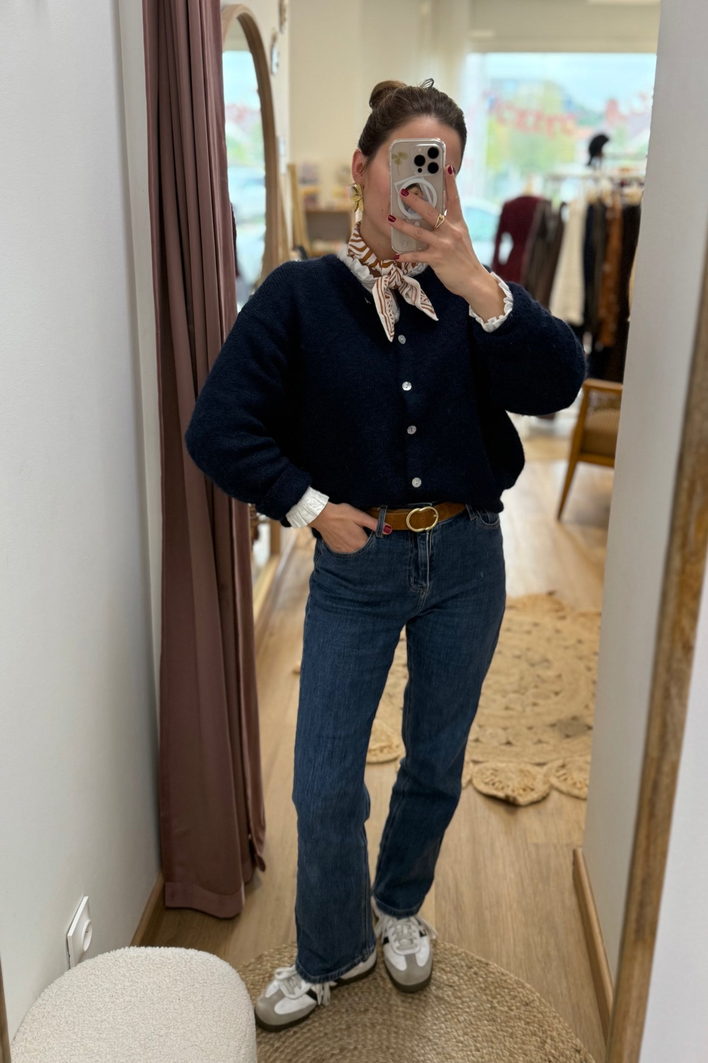 Gilet Léandre bleu marine