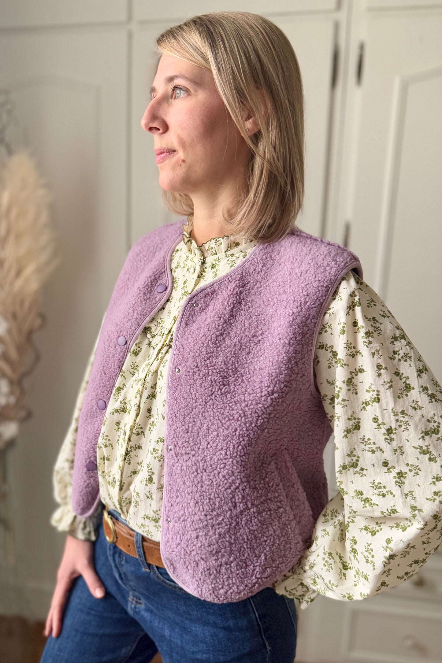 Gilet Corentin lilas