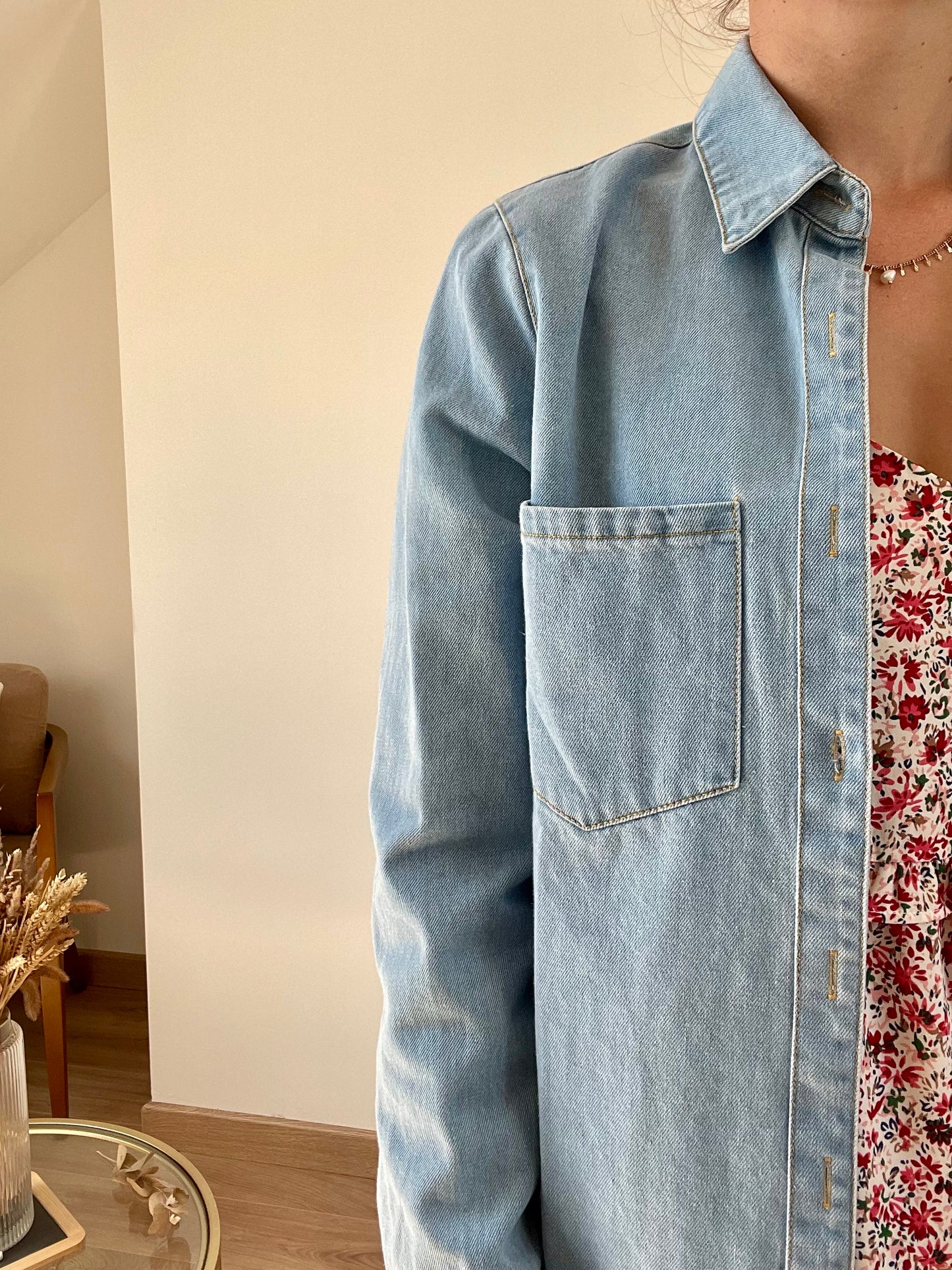 Chemise Salomé denim clair