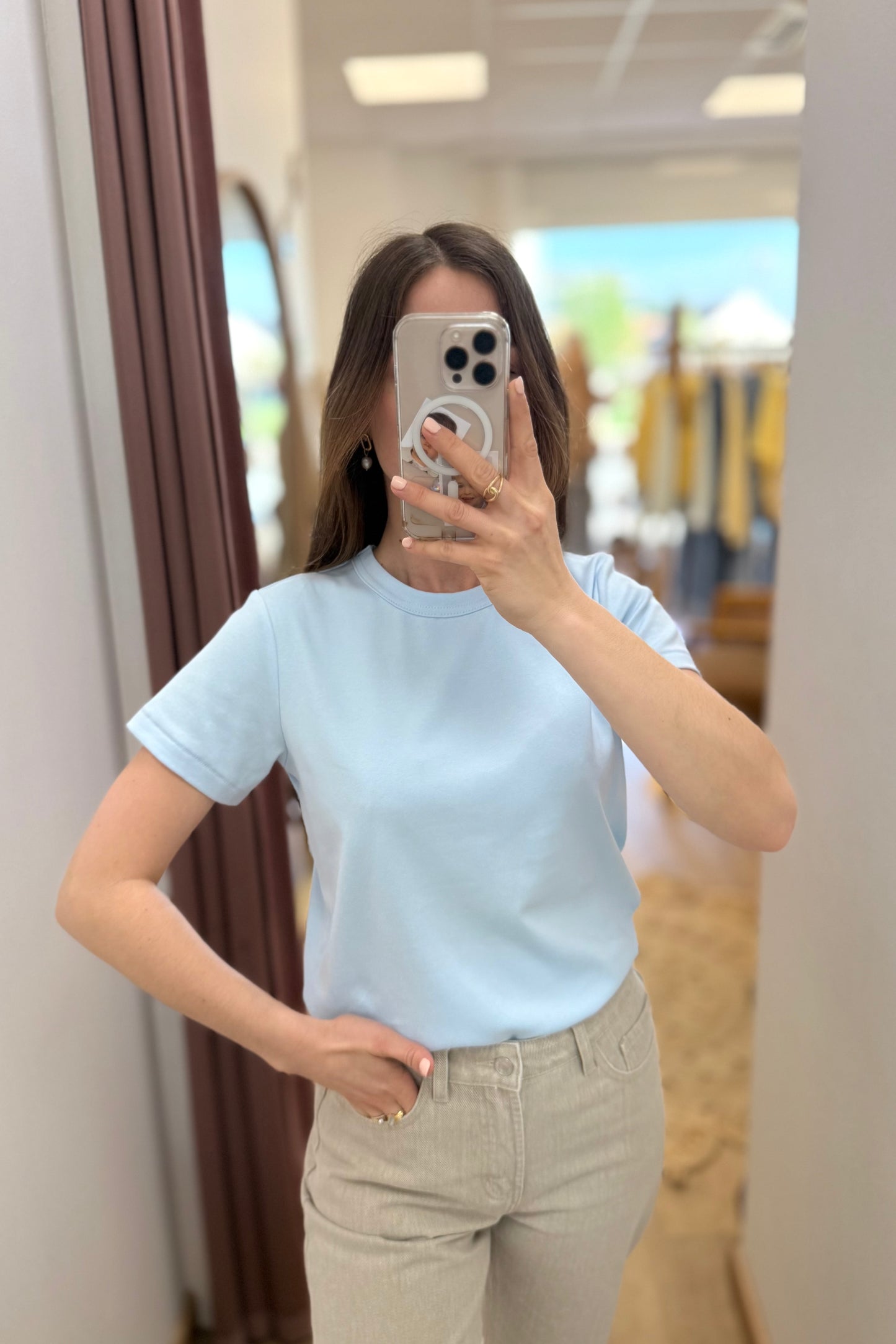 T-shirt Paul bleu ciel
