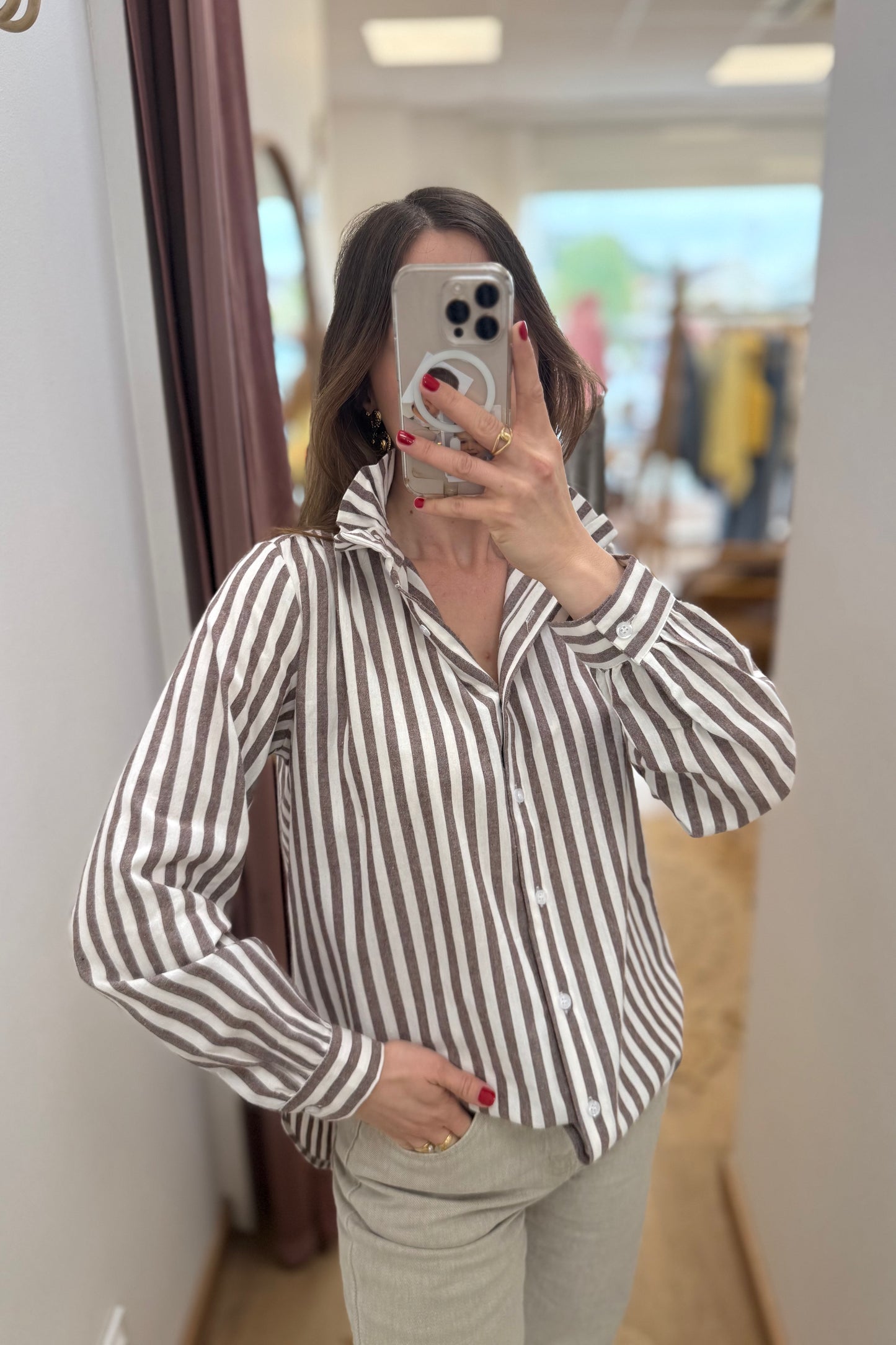 Chemise Capucine marron