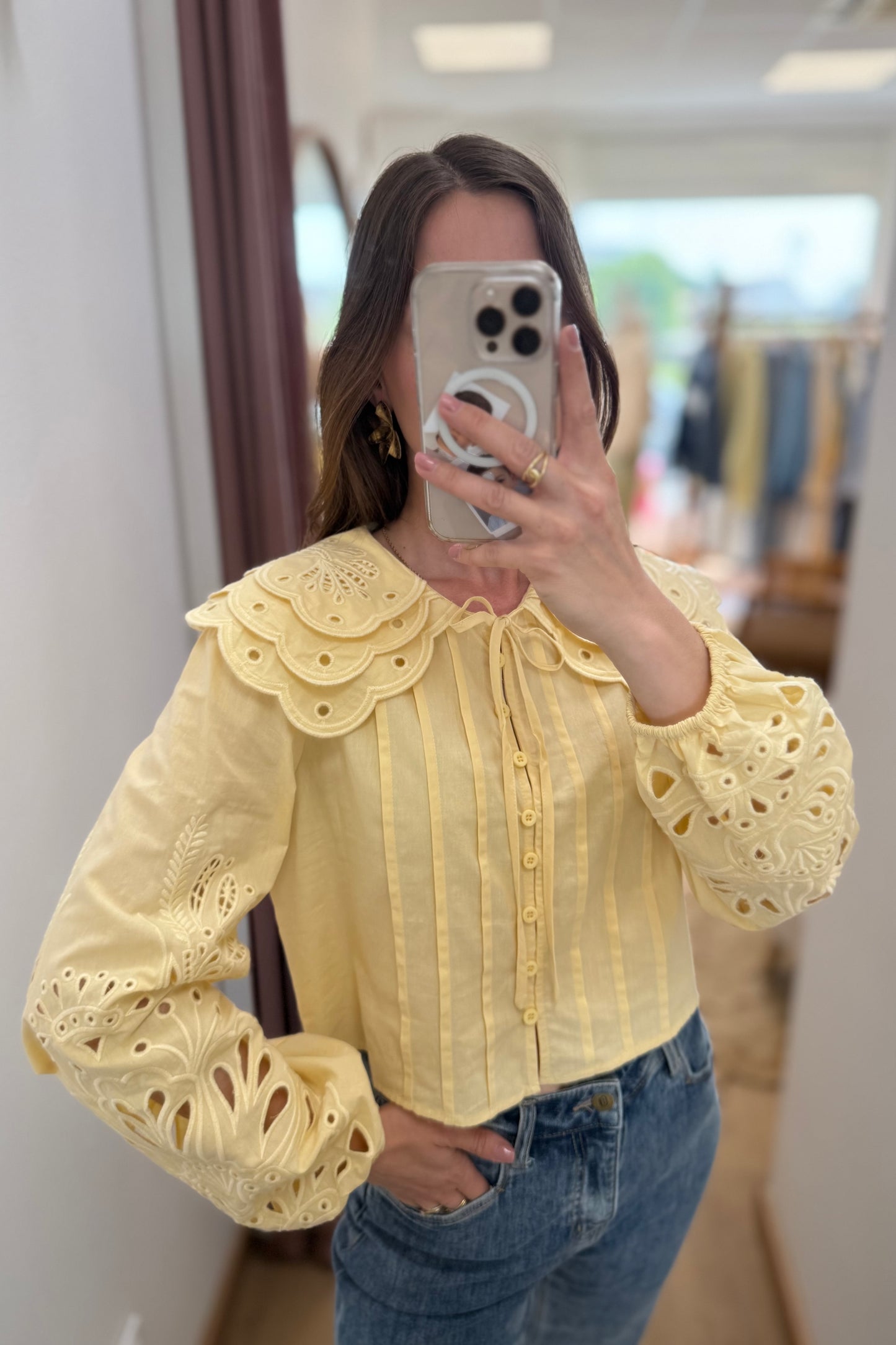 Blouse Agathe jaune