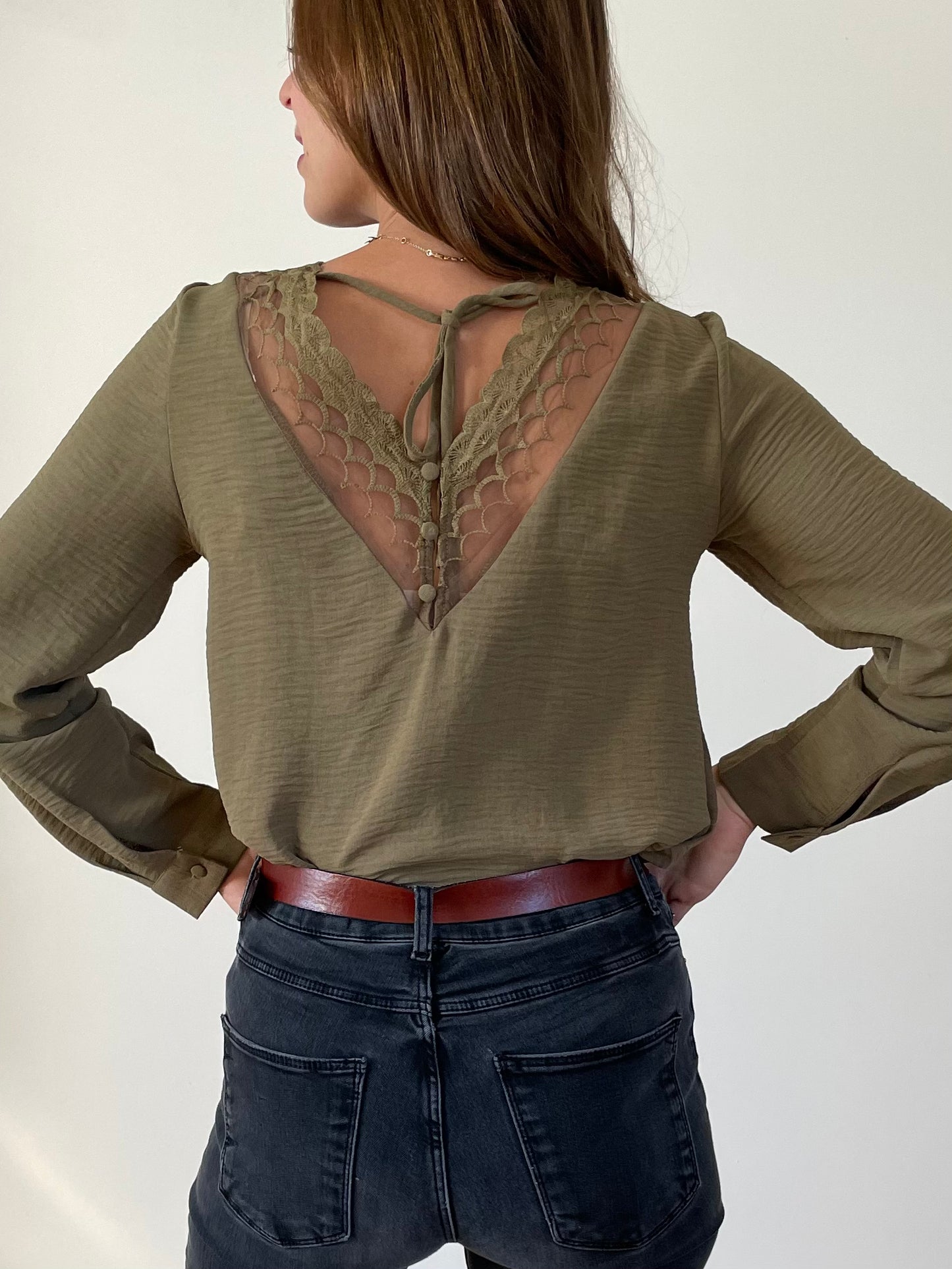 Blouse Juliette kaki
