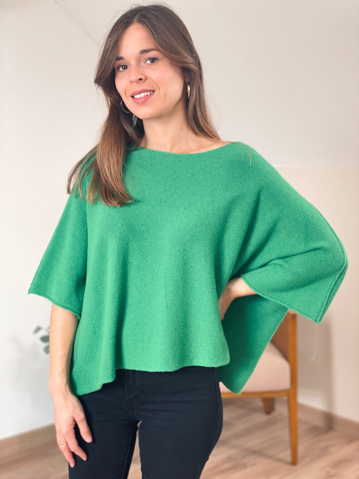 Pull Soan vert émeraude