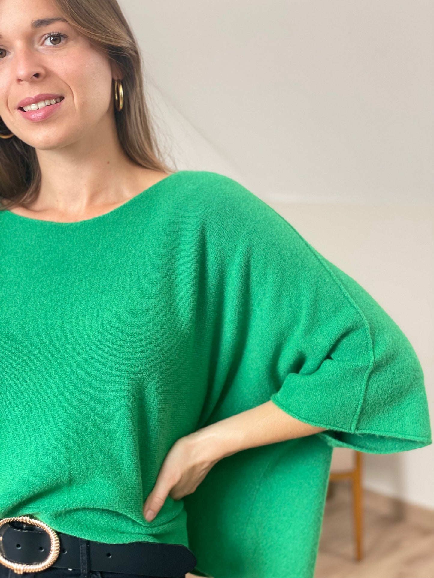 Pull Soan vert émeraude