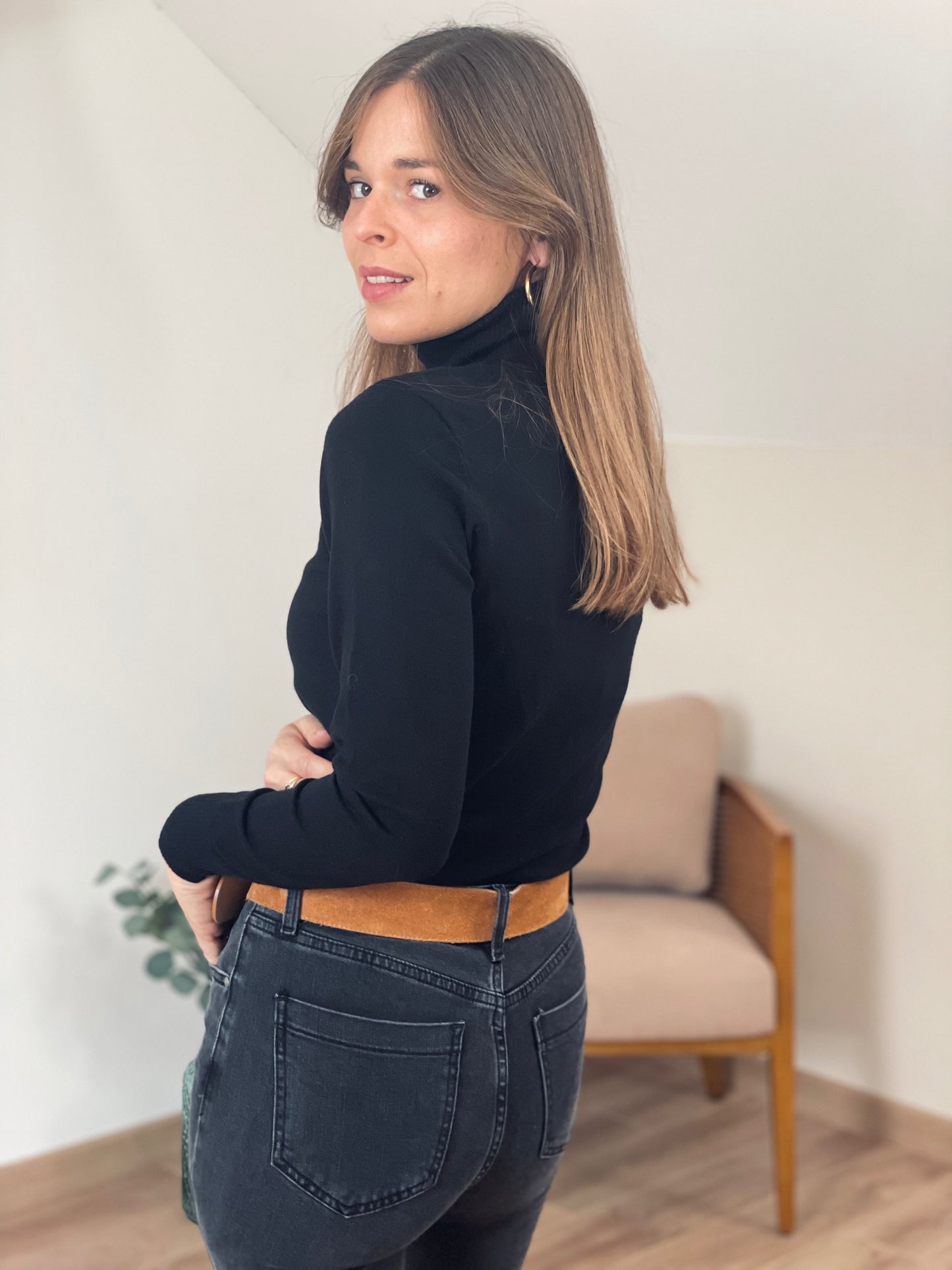 Col roulé Elios noir