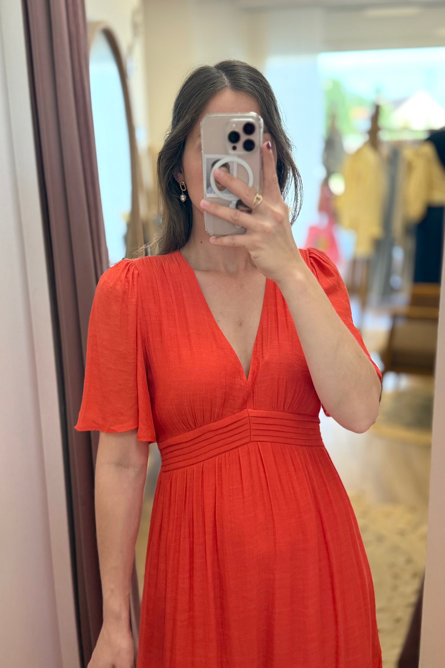 Robe Aurora corail