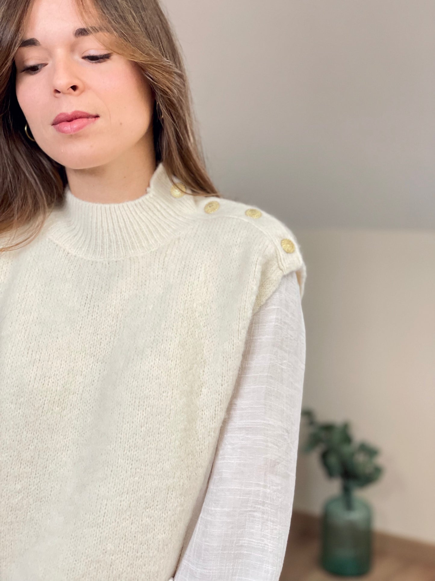 Pull Adam écru