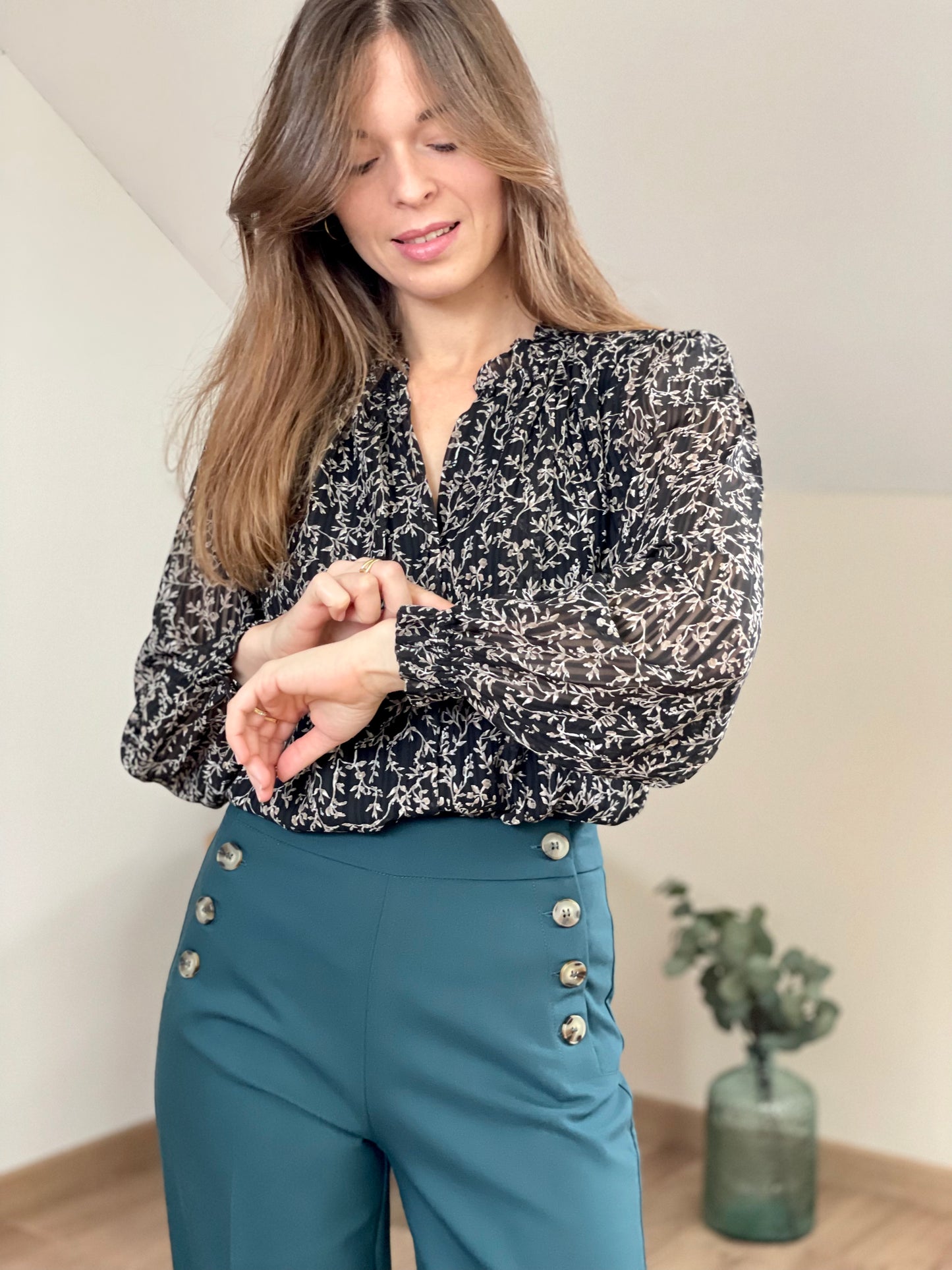 Pantalon Owen vert émeraude