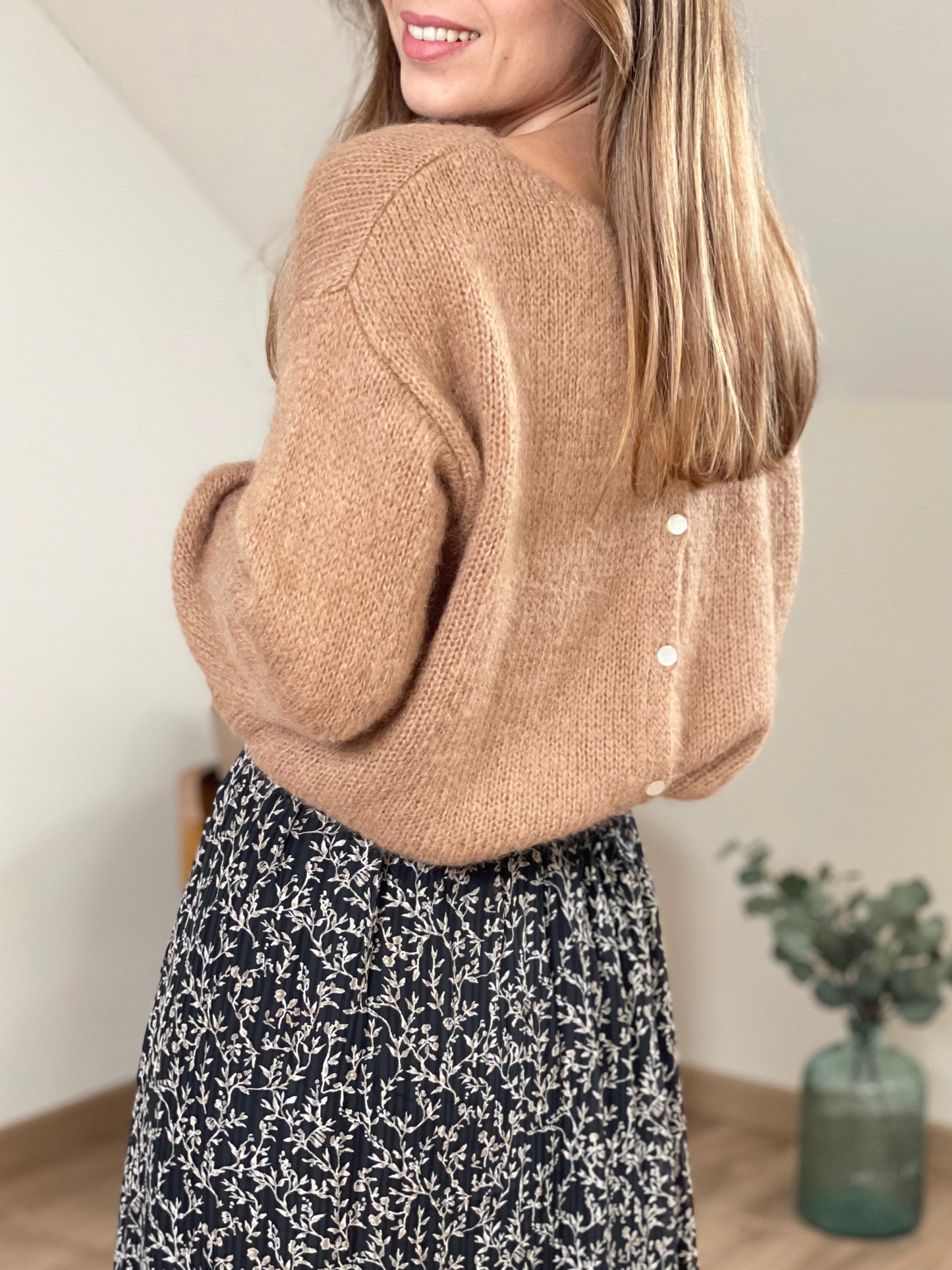 Gilet Noé camel