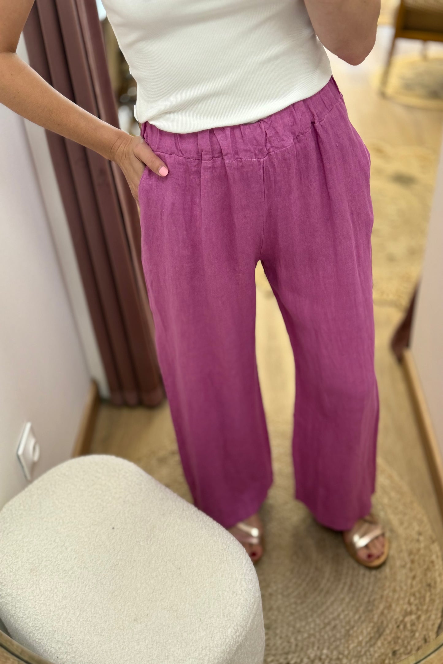 Pantalon Pol violet
