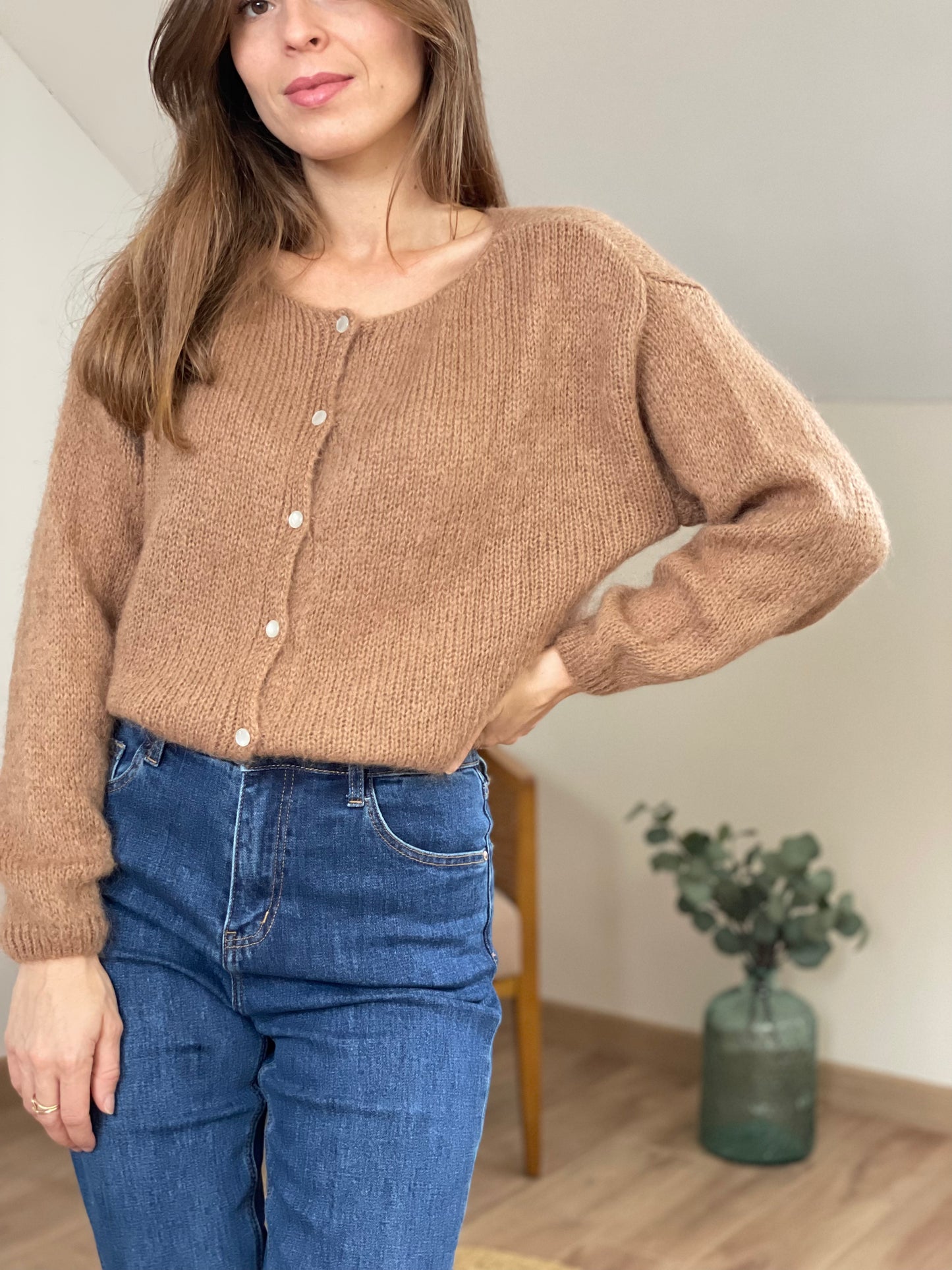 Gilet Noé camel