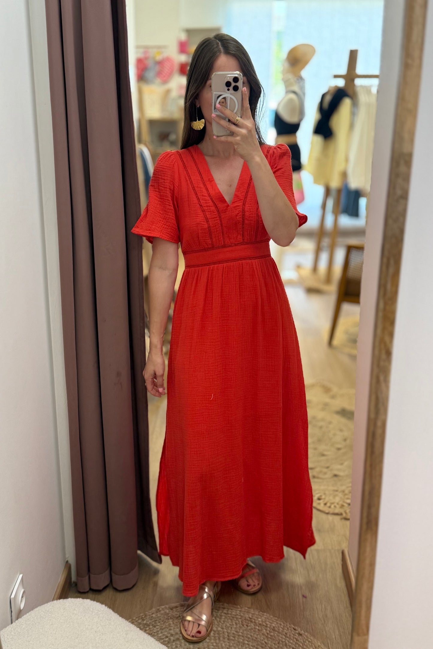 Robe Alice corail