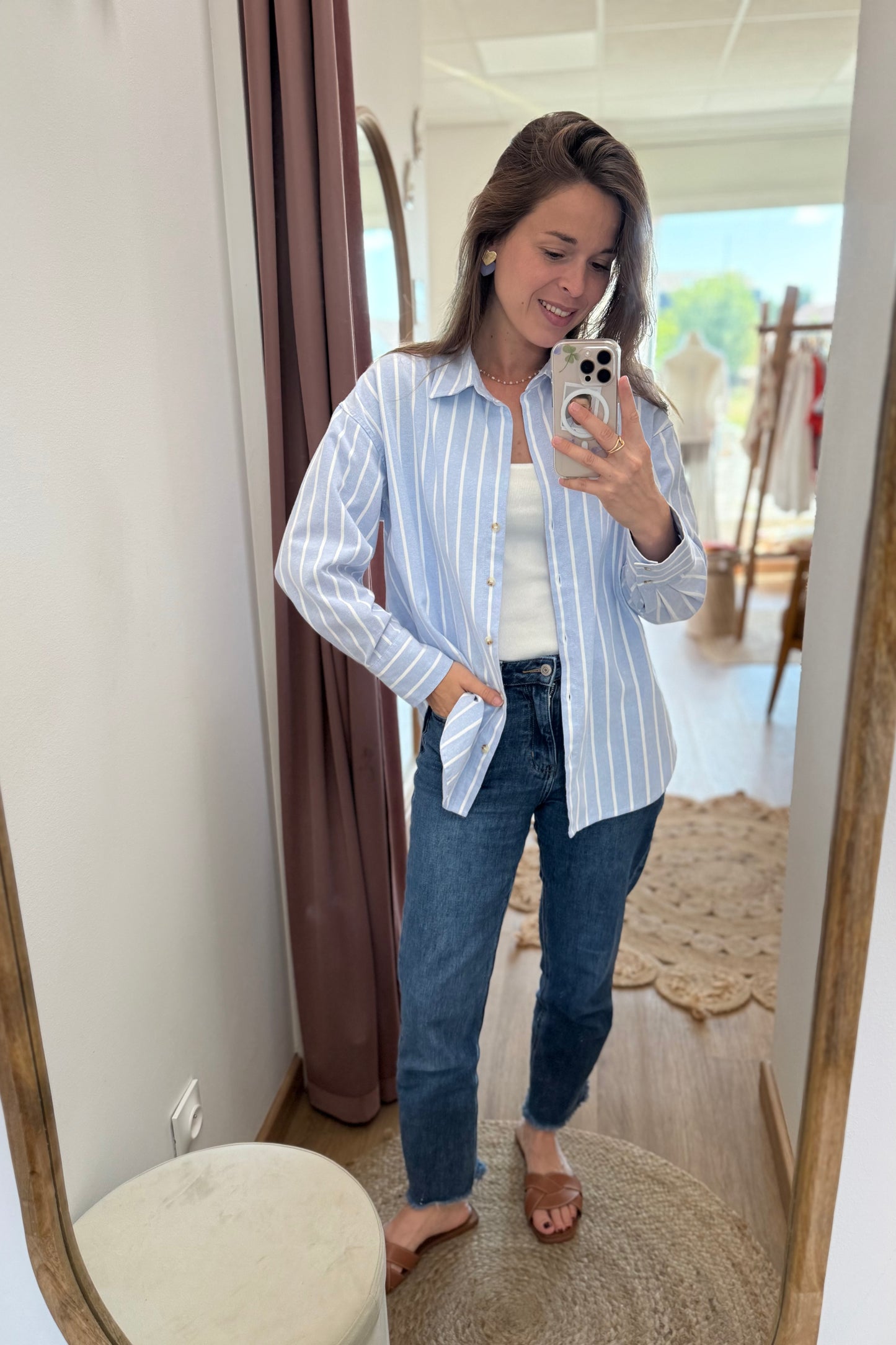 Chemise Elsa bleu