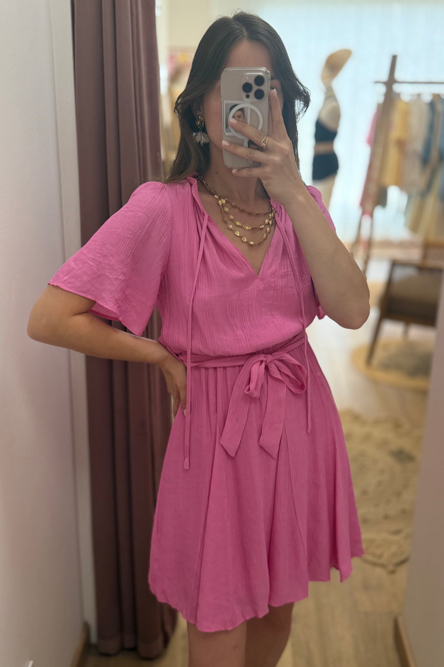 Robe Carole rose
