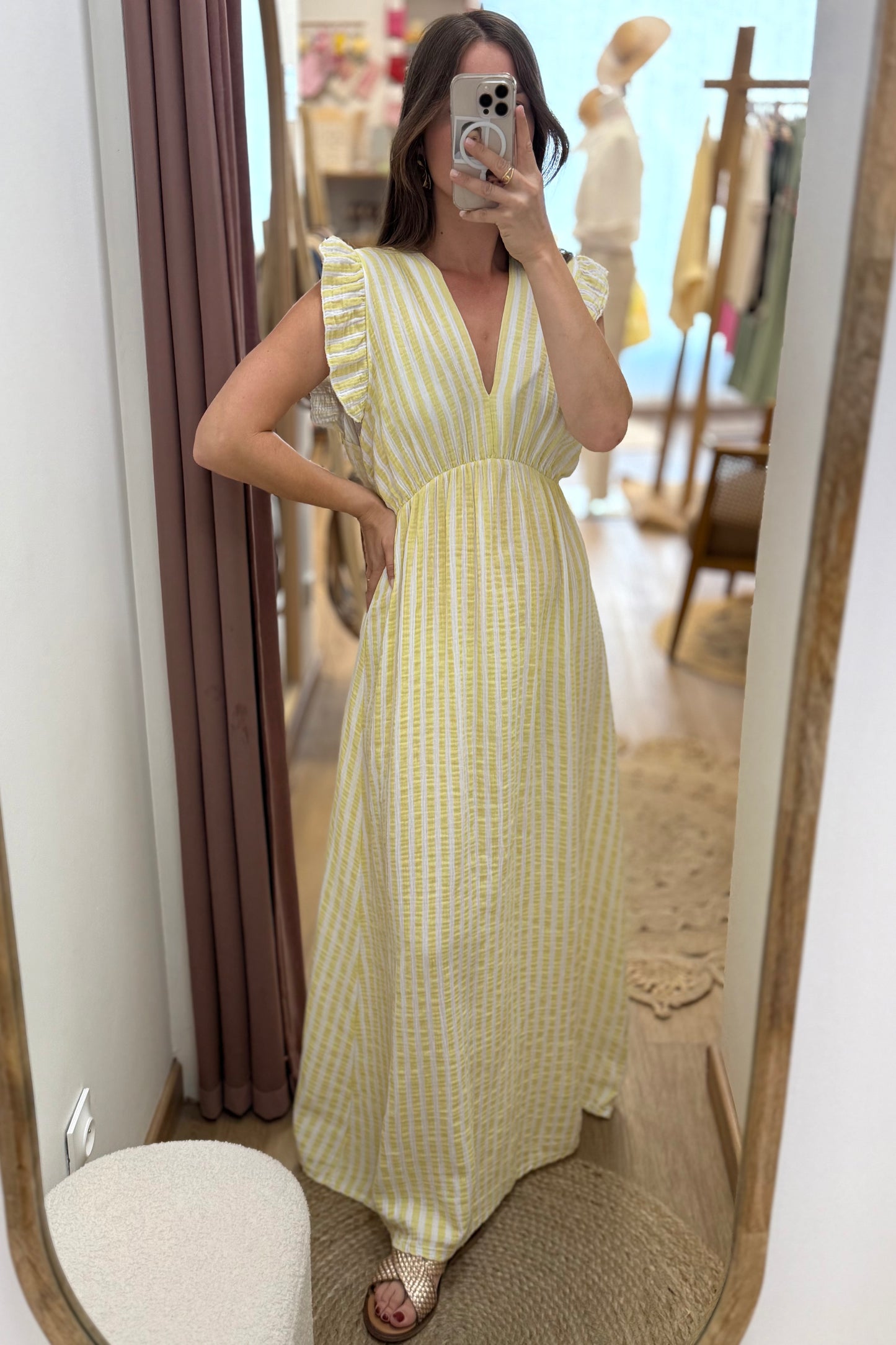 Robe Lila jaune