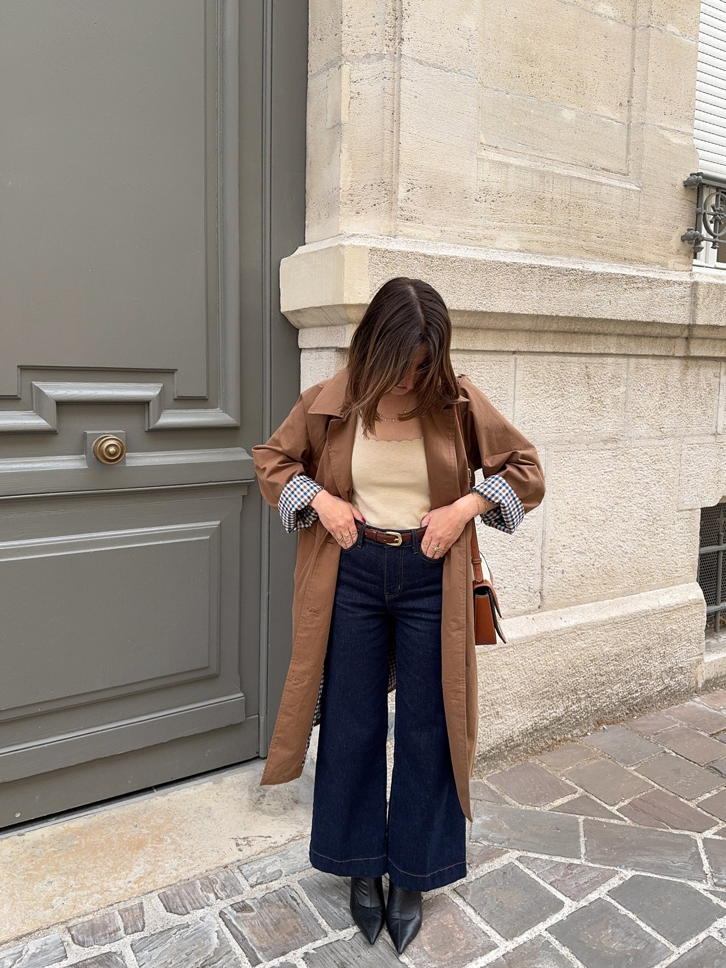 Trench long Hector choco - PRECOMMANDE