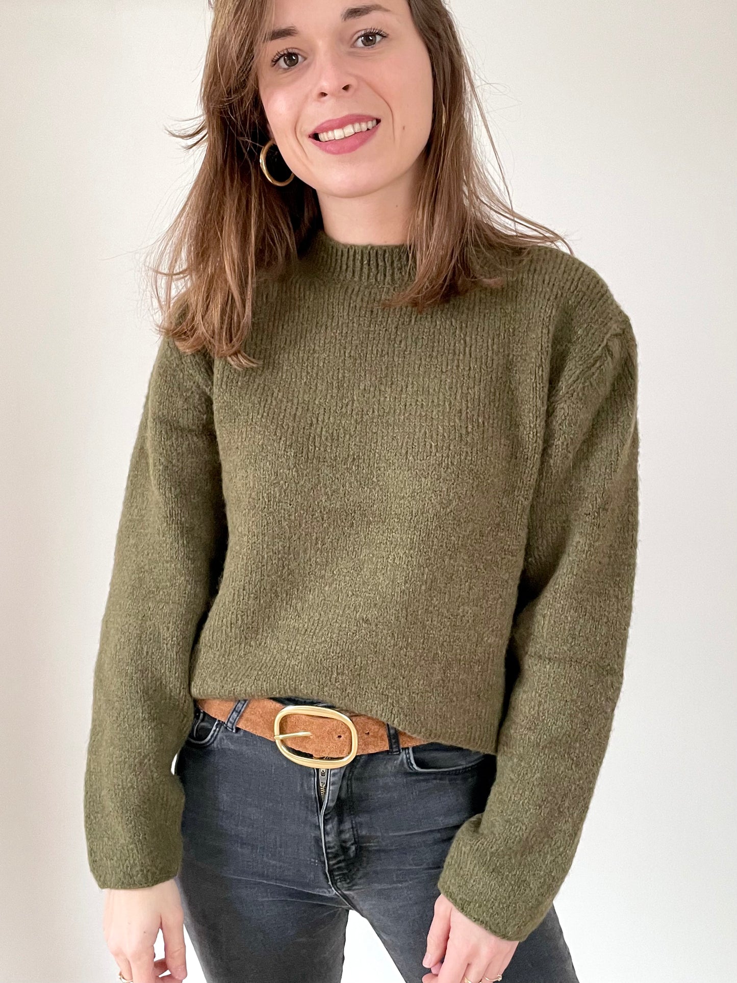 Pull Louis kaki militaire