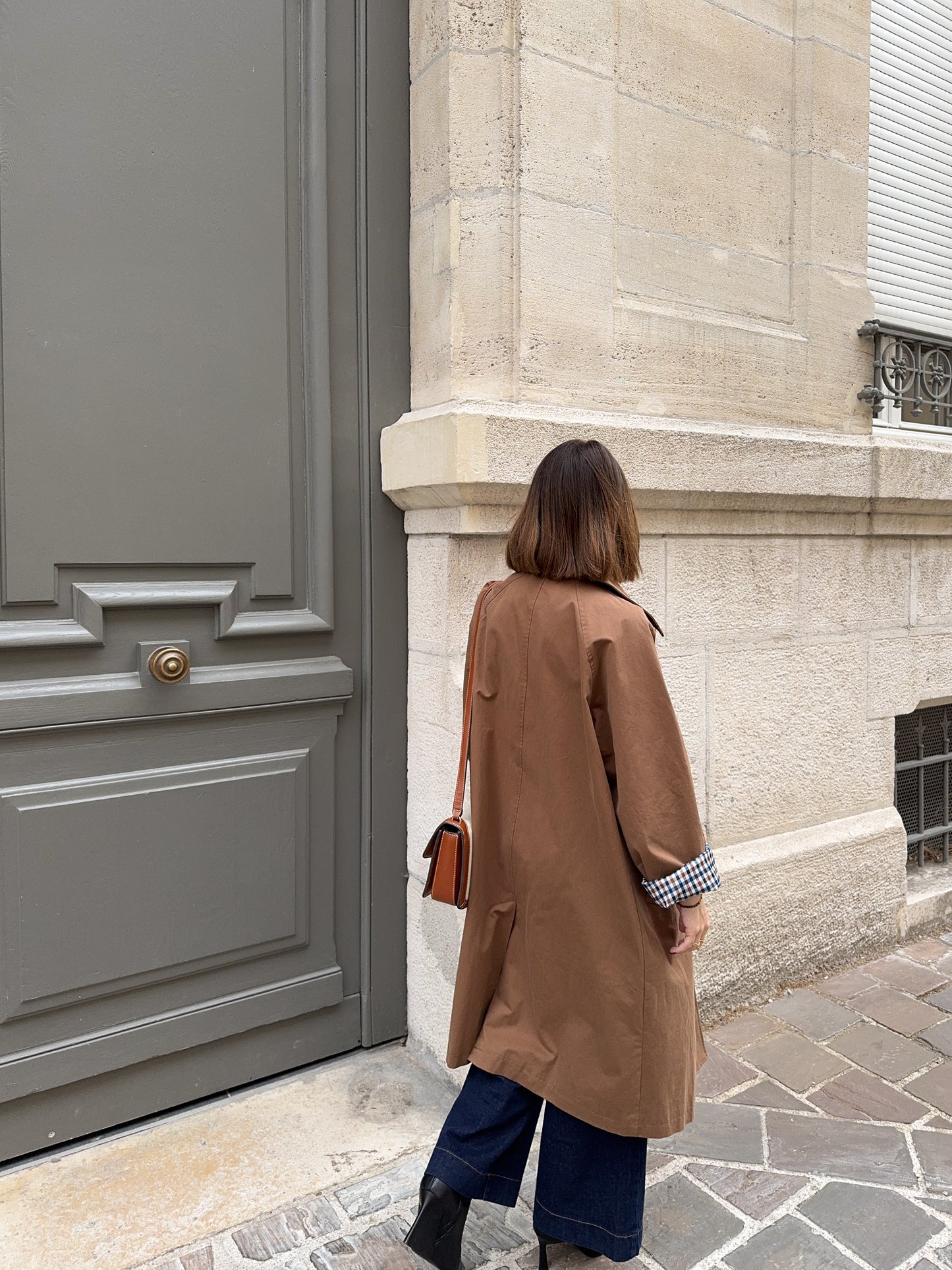 Trench long Hector choco - PRECOMMANDE