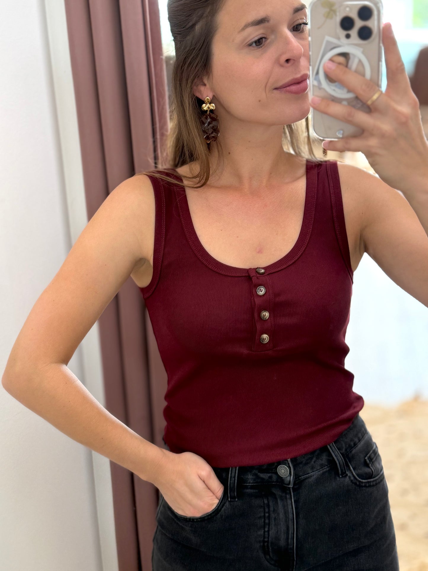 Top Tylio bordeaux