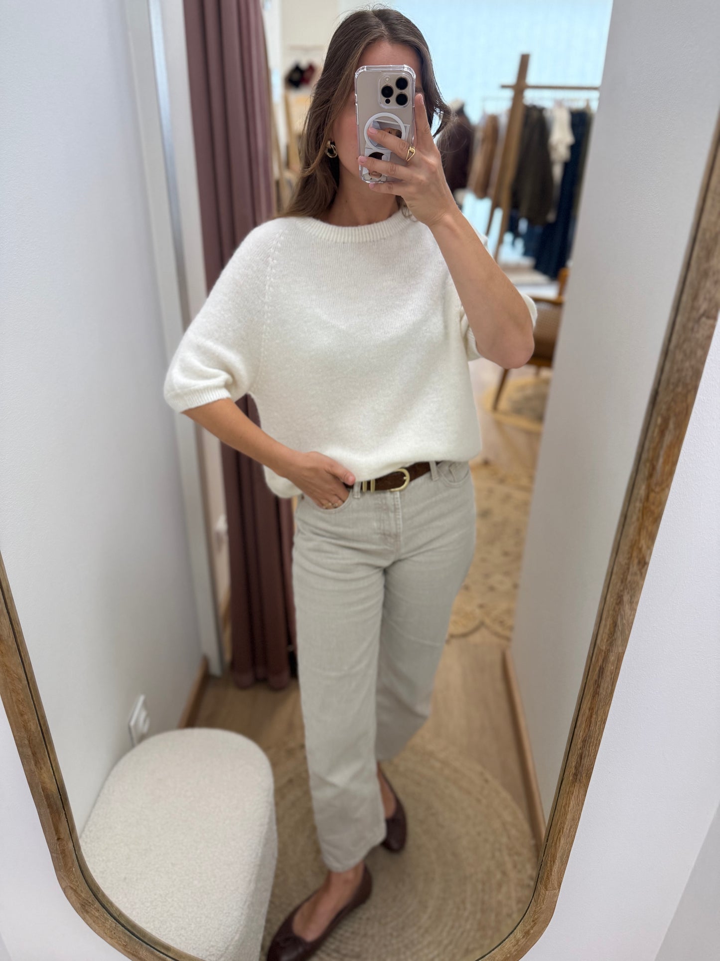 Pull Valentin écru