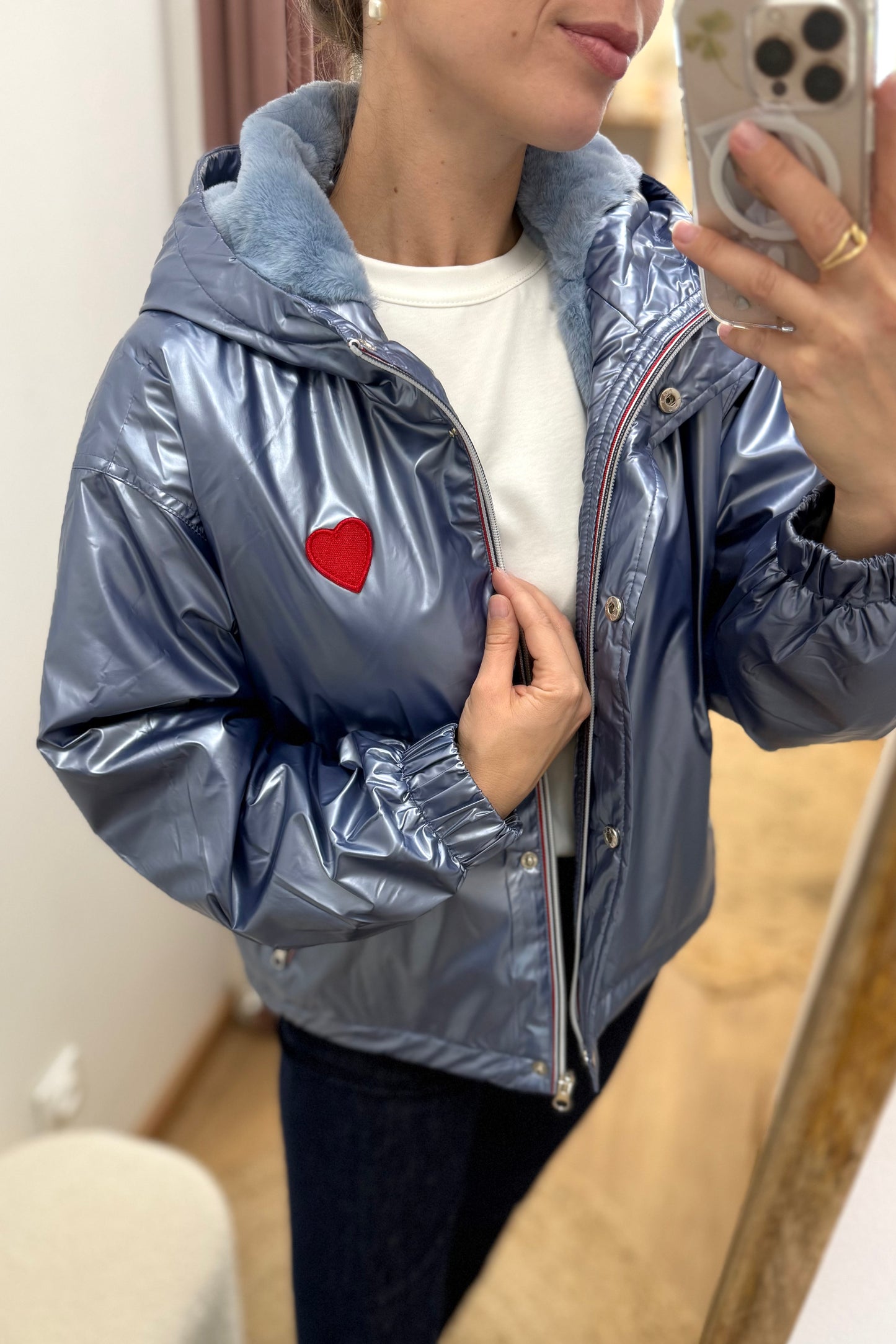Veste Judith bleu ciel