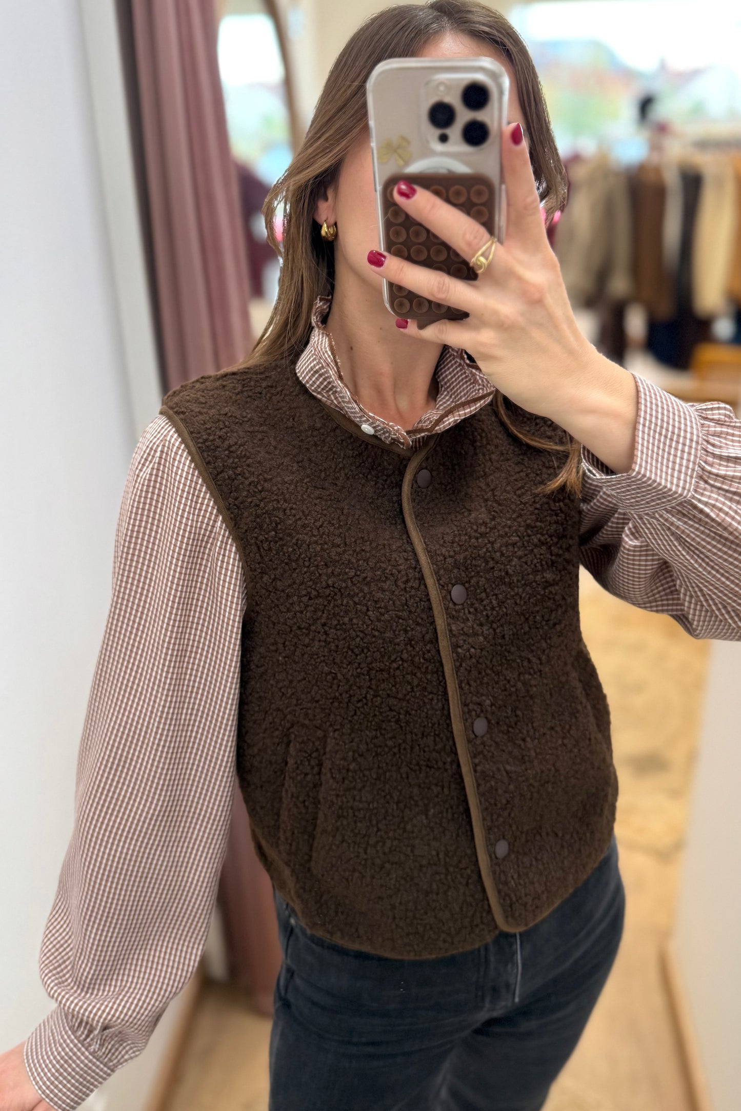 Gilet Corentin choco foncé