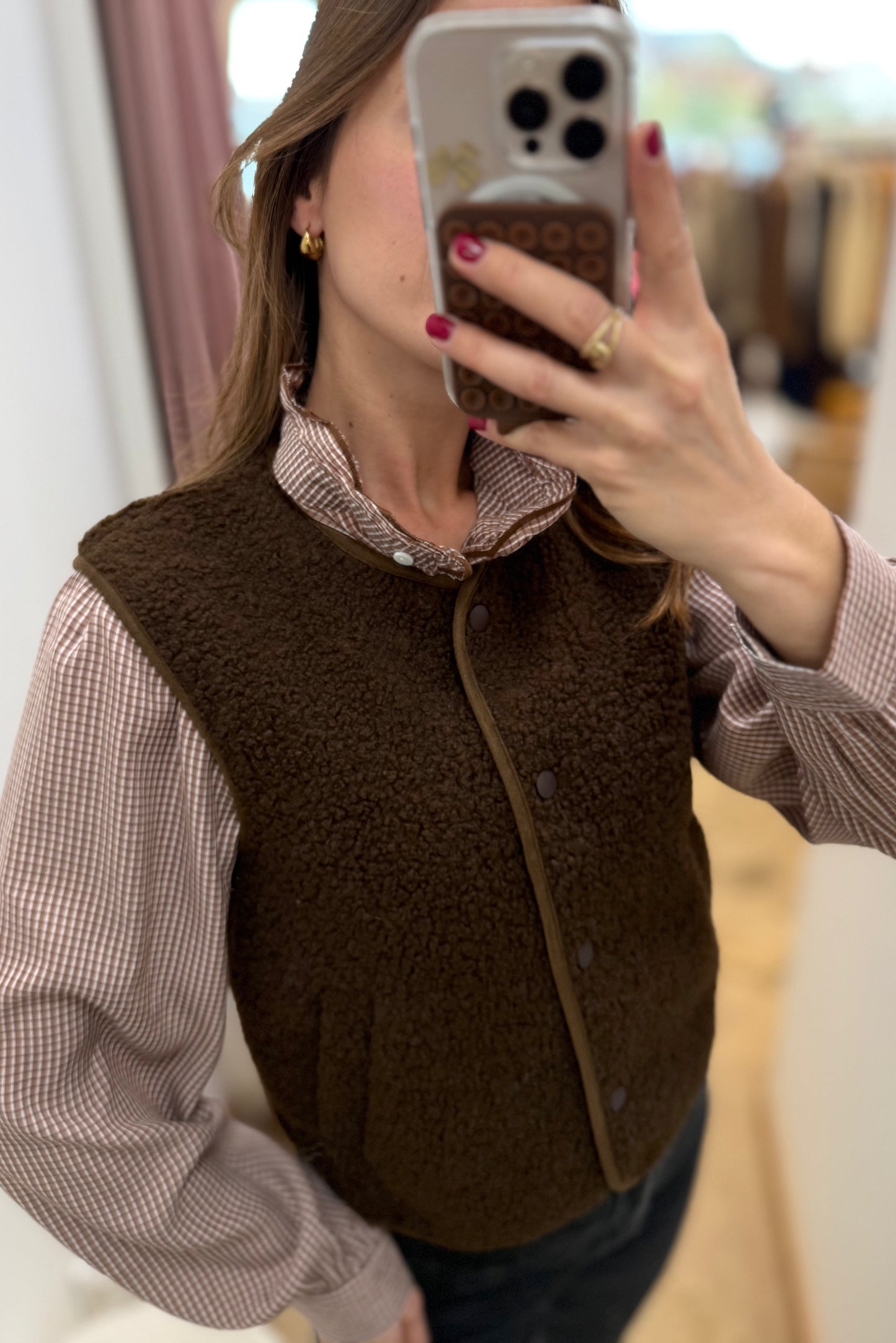 Gilet Corentin choco foncé