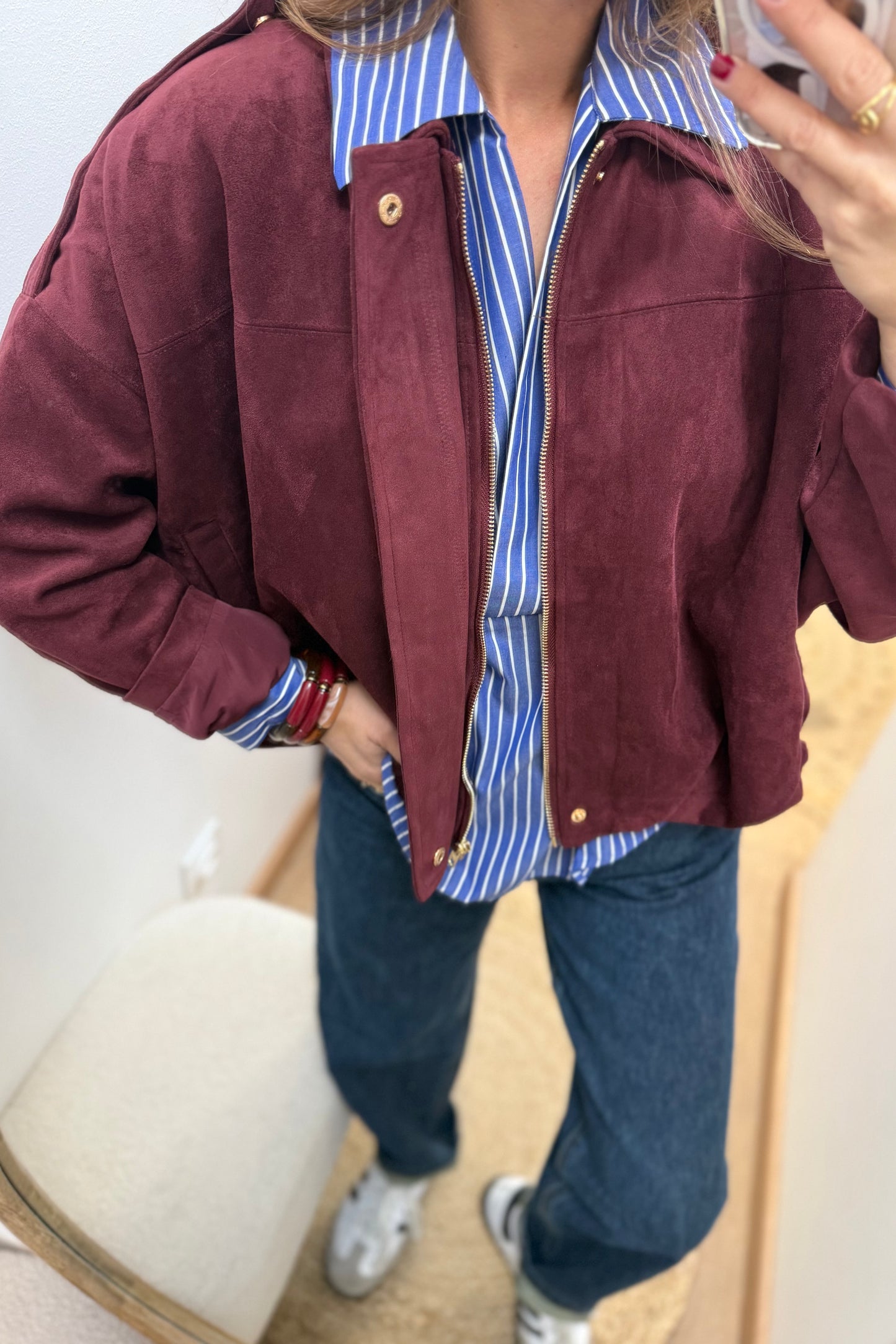 Veste Théa bordeaux