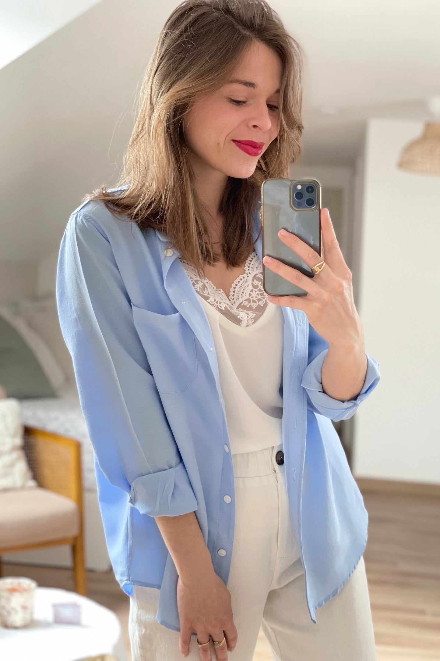 Chemise Candice bleu
