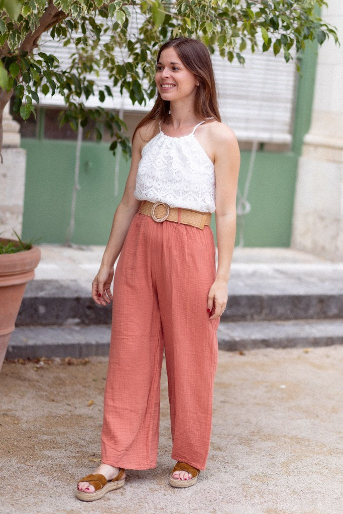 Pantalon Sunny terracotta