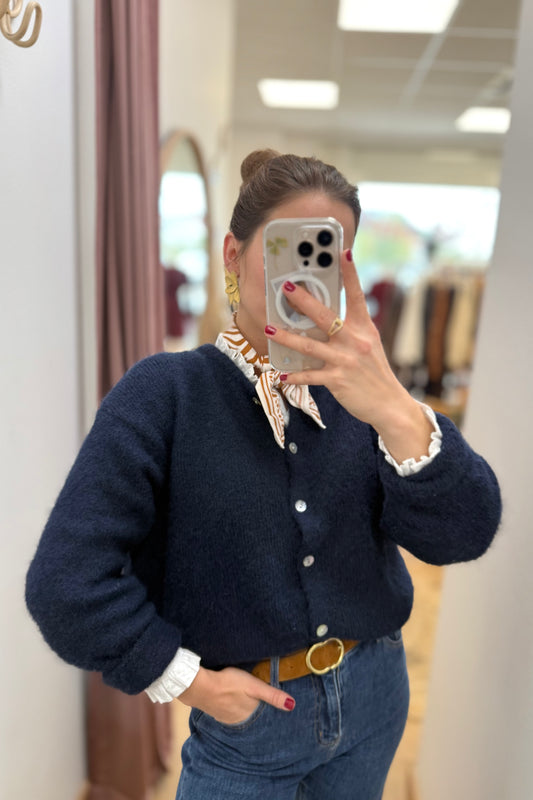 Gilet Léandre bleu marine