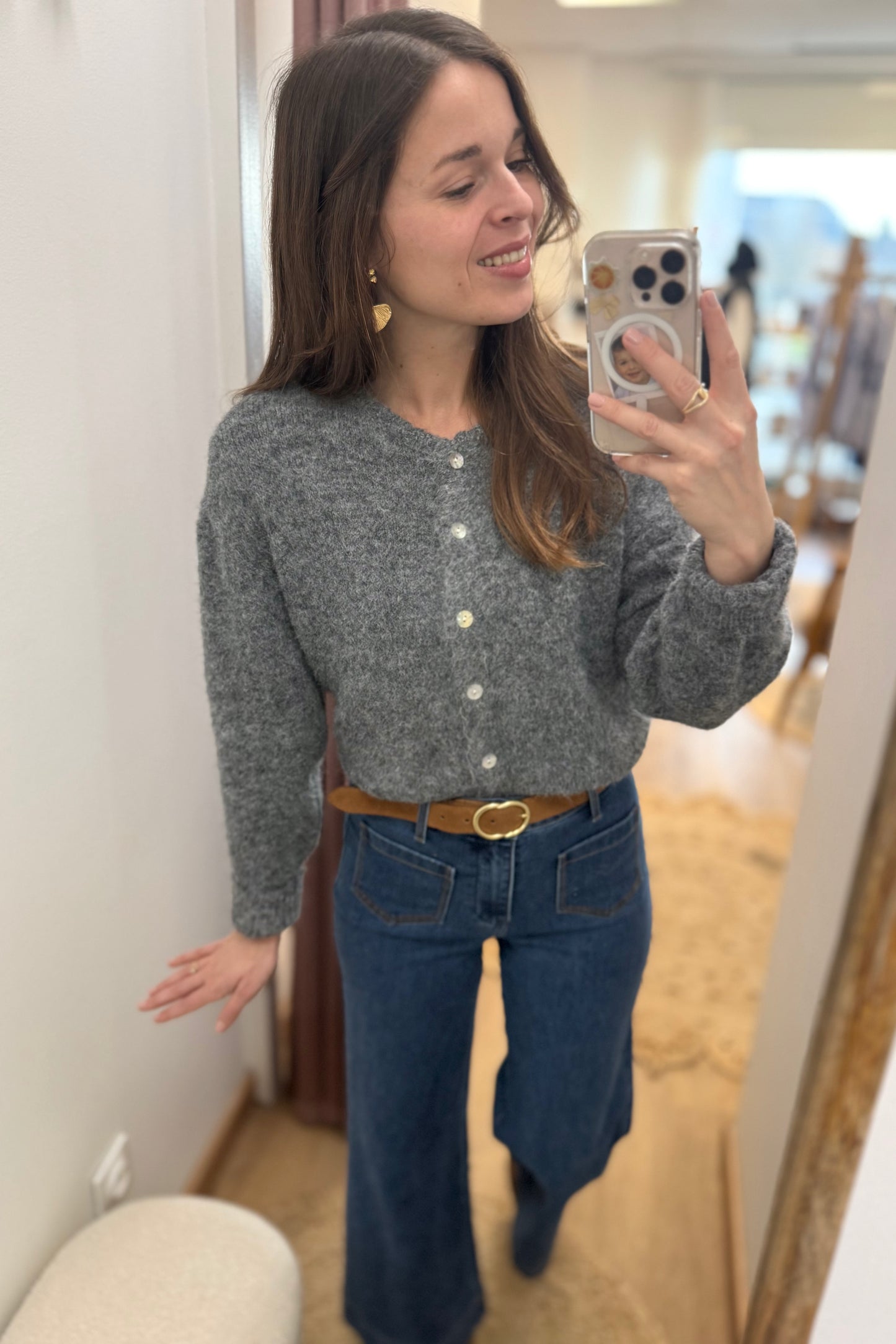 Gilet Léandre gris clair