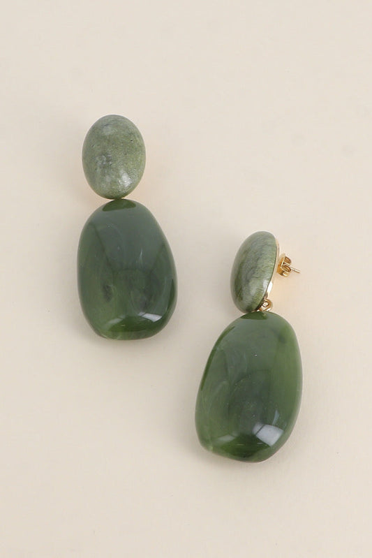 Boucles d'oreilles kaki