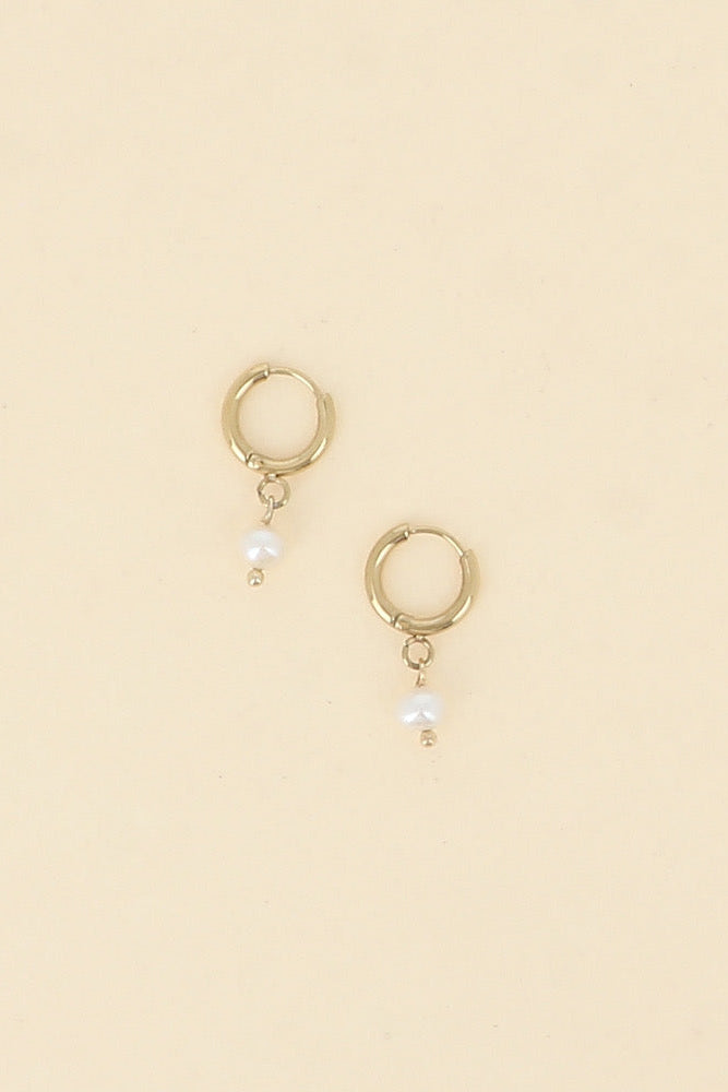 Boucles d'oreilles perles