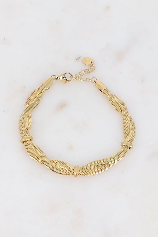 Bracelet doublé torsadé