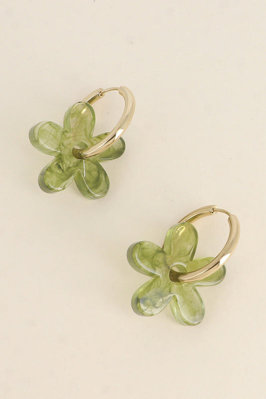Boucles d'oreilles Maïa sauge