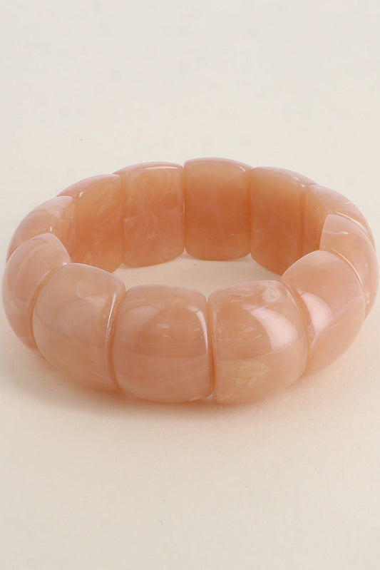 Bracelet élastique rose