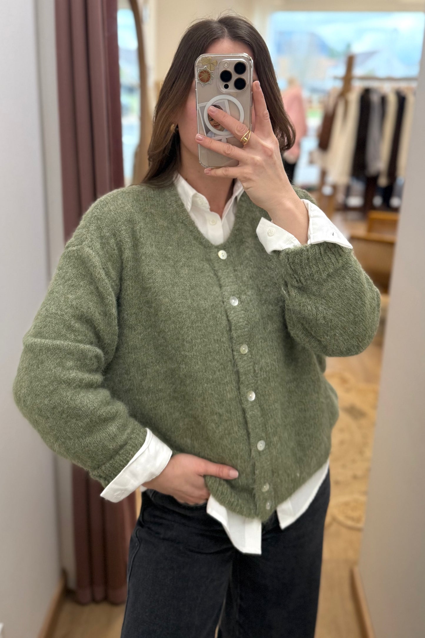 Gilet Léandre vert olive
