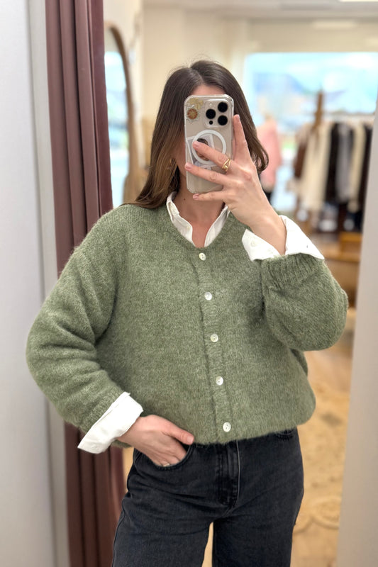 Gilet Léandre vert olive